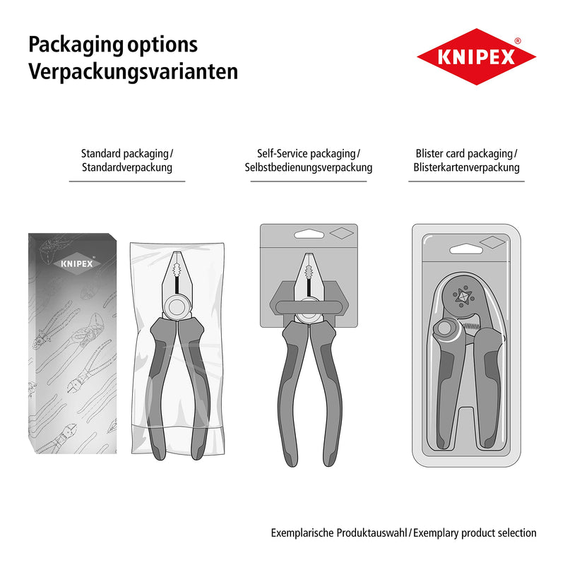 Knipex 78 91 125 Electronics Cutter "Super-Knips" 4,92" with lead catcher Multi-colour 125 mm Burnished, wire clamp, very small facet Standard packaging