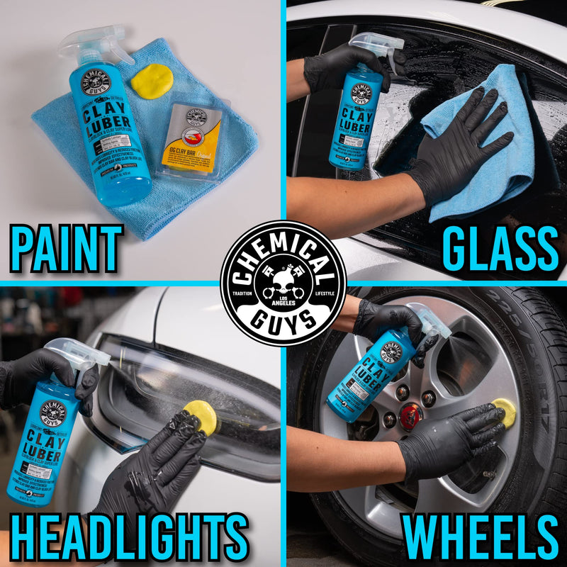 Chemical Guys WAC_CLY_100_16 Clay Luber Synthetic Lubricant with Wetting Agents for Clayblock and Car Detailing Clay (Works on Cars, Trucks, SUVs, Jeeps & More), 16 fl oz 16 Fl Oz (Pack of 1)