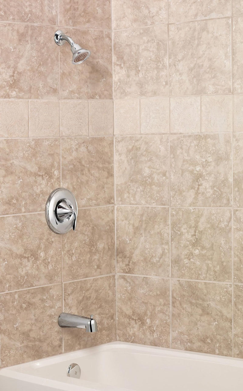 Moen Eva Chrome Posi-Temp Shower Trim Kit, Valve Required, T2132 0.5