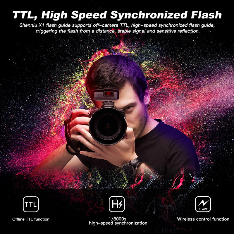 Godox X1T-O TTL Wireless Flash Trigger Transmitter for Olympus Panasonic, Support 1/8000s HSS Function 5 Groups 32 Channels (X1T-O Trigger)