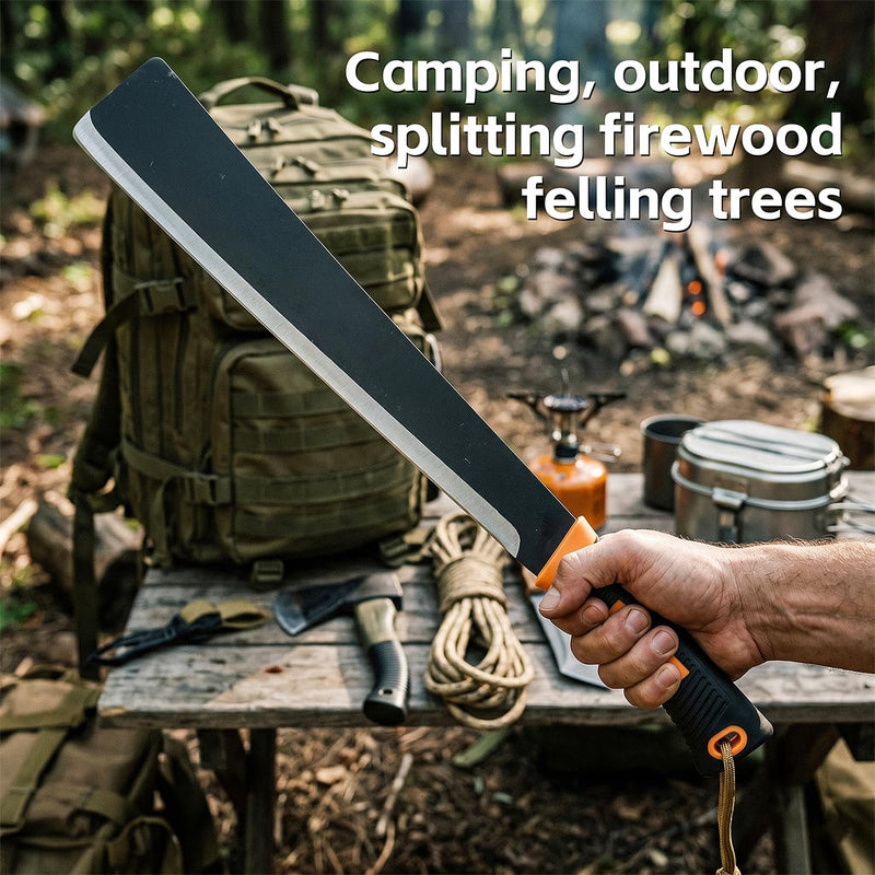 Billhook Sickle Machete for Yard Work Cutting Trees Heavy Duty machetes Mexicanos de Trabajo Best Machete Camping,Gardening Machete,Land Management,Hunting and Outdoor.