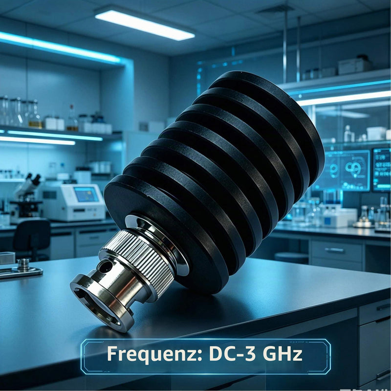 Beken 10W BNC Dummy Load 50 Ohm DC to 3GHz Radio Q9 Dummy Last | 10 watt BNC Q9 dummy load, 50 ohm impedance, DC to 3GHz, great for radio RF signal testing