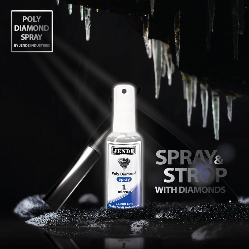 Jende 1 Micron Poly Diamond Spray 50ml-Liquid Diamond Spray