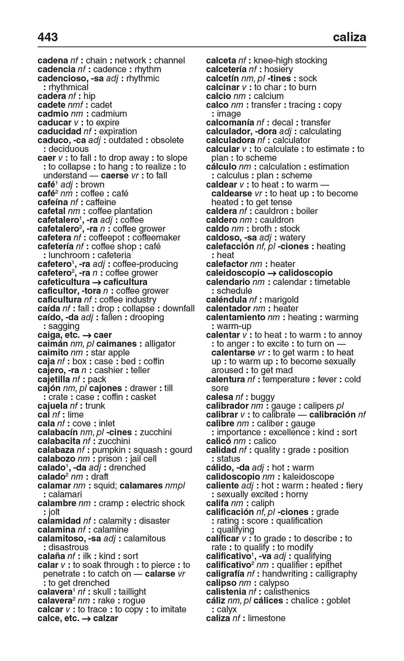 Merriam-Webster's Word-for-Word Spanish-English Dictionary (Multilingual, English and Spanish Edition)