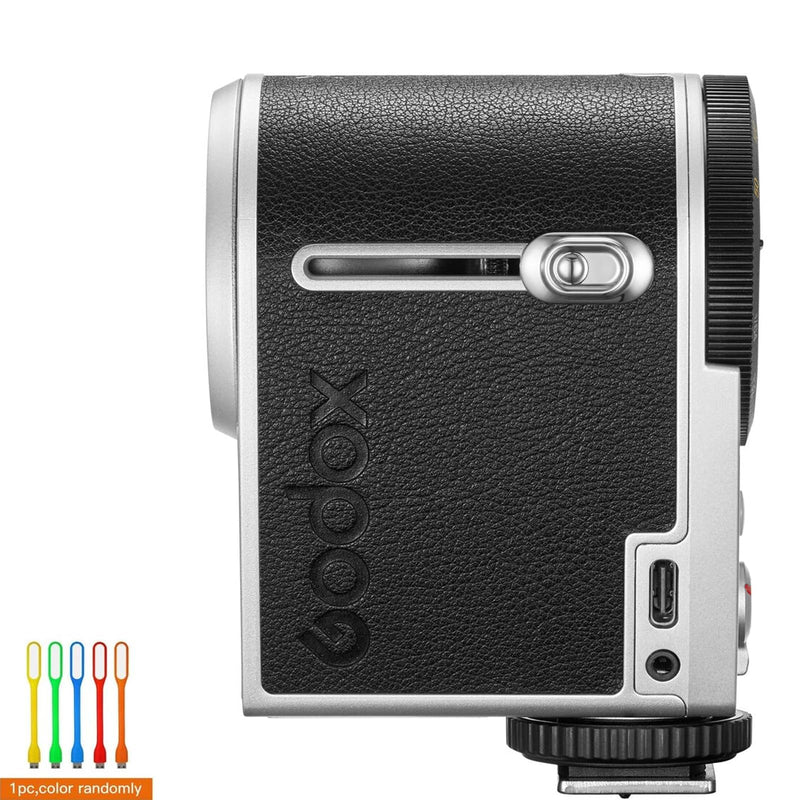 GODOX Lux Cadet Retro Camera Flash, GN10 with 7 Levels Flash Power,CCT 6200K±300K with S1/S2 Optical Control for Sony, for Fuji, for Canon, for Nikon, for Olympus Camera