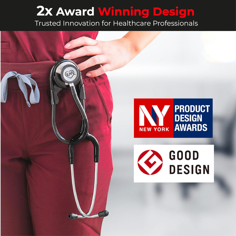 Clip-on Stethoscope Holder Hip Clip, Stethoscope Hip Holder for Waist Belt, for Physicians Nurses and Students, Compatible with ADC MDF Adscope Littmann Stethoscope Stethoscope Holder Only