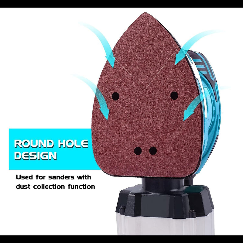 Taspire 60 Black and Decker Mouse Sandpaper | 10 x grit 40/60/80/120/180/240, mouse sandpaper sanding sheets 10 x 40/60/80/120/180/240