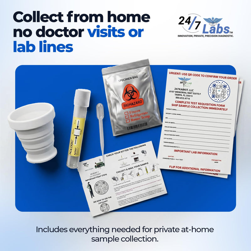 STD Testing Kit for Men and Women Chlamydia and Gonorrhea Screening Discreet and Accurate Results Private and Secure CLIA Certified Labs