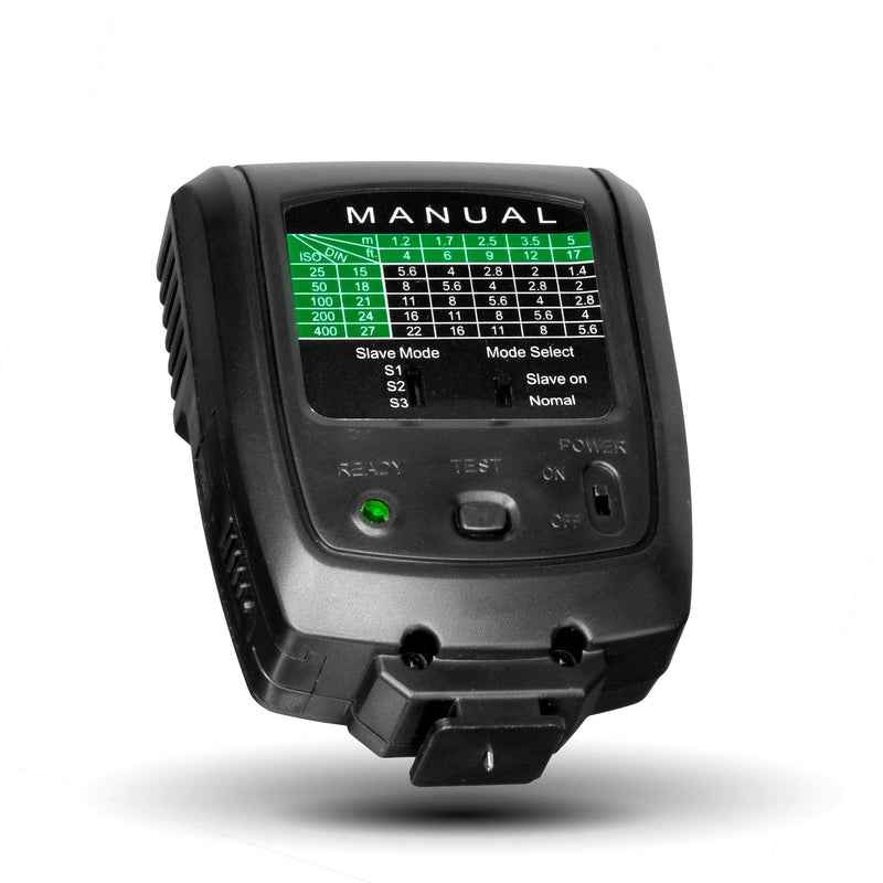 Ultimaxx Digital Slave Flash with Bracket for Canon, Nikon, Sony,Panasonic, Samsung, Fujifilm, Olympus, Pentax, and Other DSLR Cameras, Includes Metal Hot Shoe Flash Bracket