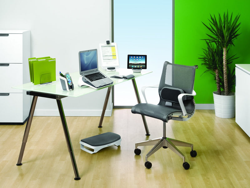Fellowes I-Spire Series Laptop Lift/Stand, White/Gray (9311201) apple