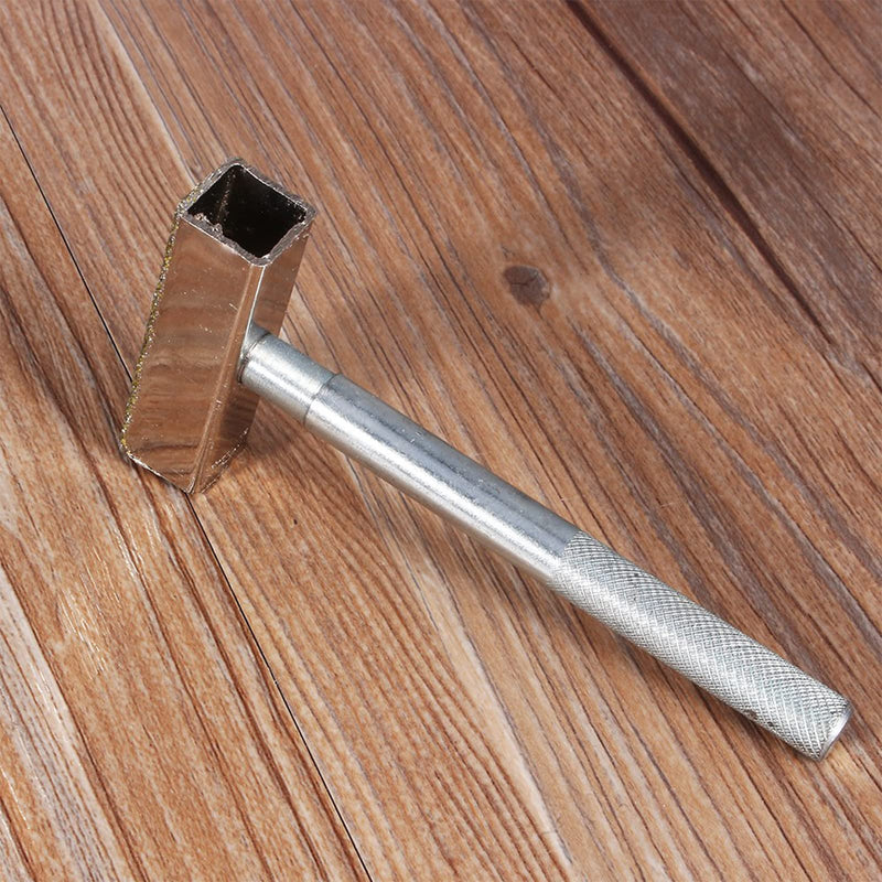 Grinding Wheel Dressing Tool, Diamond Grinding Wheel, Stone Straightener, Proper Dressing Tool, Bench Grinding Machine with Flat Diamond Coated Surface 45 x 100 mm/1.7 x 3.9 inch