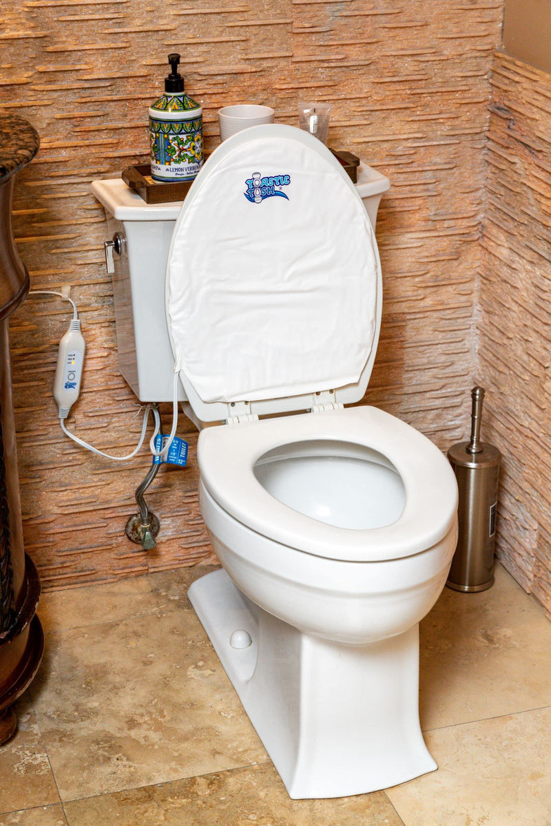 Innovative Elongated Toilet Seat Warmer | Easy to Install, Easy to Clean, Heated Toilet Seat Elongated | Waterproof Warm Toilet Seat | Electric Elongated Toilet Seat Cover Heater