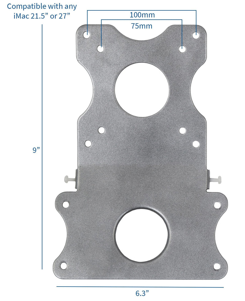 VIVO Adapter VESA Mount Kit, Bracket Set for Apple 21.5 inch and 27 inch iMac, Late 2009 to 2020 Models, LED Display Computer, Stand-MACB