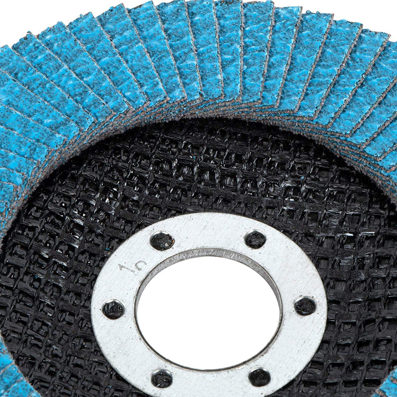 Premium flap disc Z-Coat │ 10 pieces │ Ø 125 mm │ grain 120 │ for metal, steel & wood │ zirconium corundum coated │ flap discs │ grinding discs │ flap discs