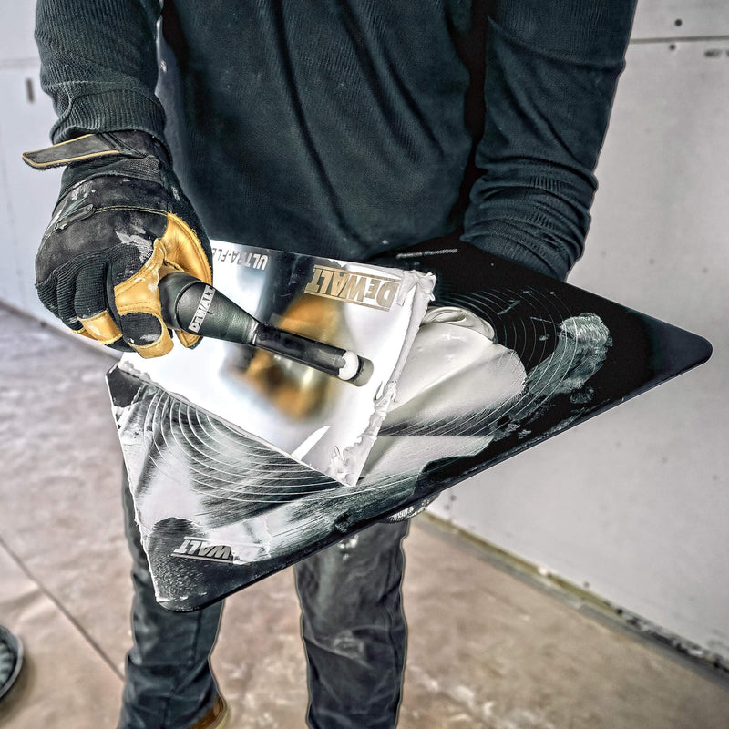 DEWALT 13" Drywall Hawk w/Soft Grip Handle | Aircraft-Grade Aluminum, Hard-Coat Anodized
