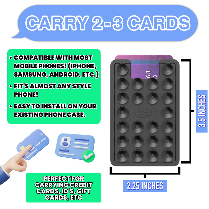 Suction Phone Card Holder Mount, Phone Wallet, Silicon Adhesive Phone Accessory for iPhone and Android, Hands-Free Mirror Shower Phone Holder, TikTok Videos and Selfies (Pink) Pink