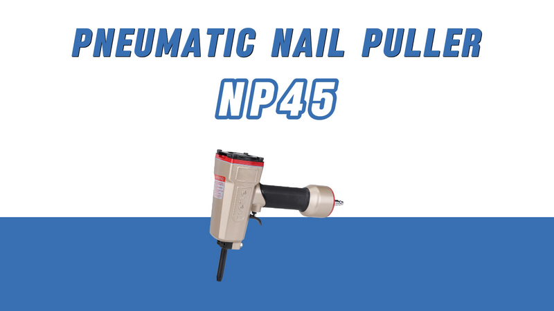 meite NP45 Pneumatic Nail Remover, 9-16 Gauge Denailer for Pallet Recycling for 1-3/4"~2-3/4"(46-70mm) Nail Length
