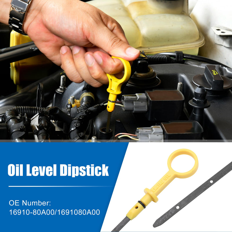 uxcell Engine Oil Level Indicator Dipstick for Suzuki Grand Vitara 2000-2017 No.16910-80A00/1691080A00