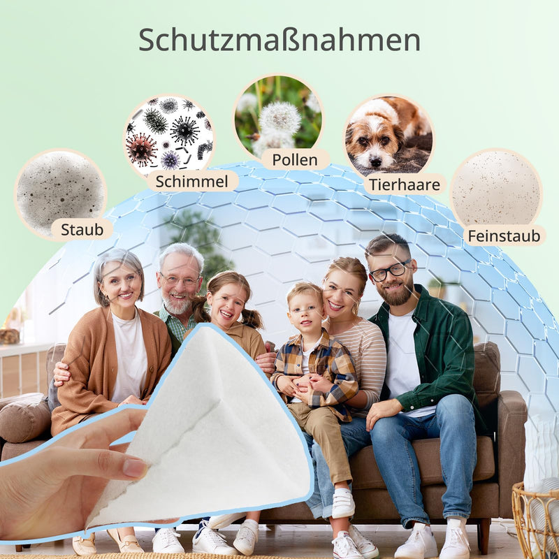 Pack of 30 Cone Filters DN 125, G4 Filter Ventilation System, G4 Filter Mat Diameter 125 mm, Length 180 mm, Thickness 8 mm, Ventilation System Replacement for Zehnder, Maico, Pluggit, Helios Disc | G4 Filtermatte Durchmesser 125 mm, Länge 180 mm, Dicke...