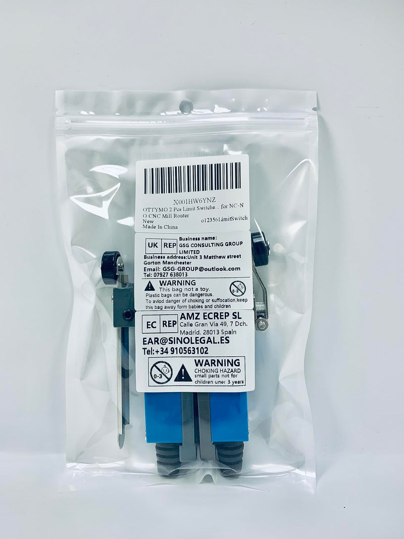 Adjustable limit switch, OTTYMO 2 pieces limit switch, momentary limit switch, limit switch ME-8108/ME-8104 5A 250V AC / 0.4A 115V DC limit switch limit switch for electrical control switches