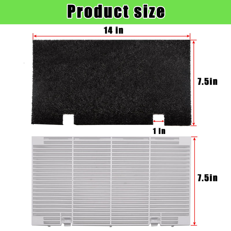 RV A/C Duct Air Grille the Replacement for Duo-Therm Air-conditioning Grille is Applicable for Dometic 3104928.019 RV Internal Parts and Accessories 14.1" x 7.7 "Polar