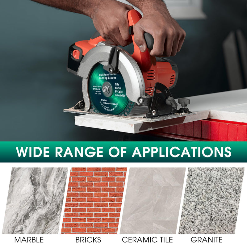 ‎10 Pack 4.5 Inch Indestructible Disc for Grinder, Indestructible Disc 2.0 for Angle Grinder 7/8''-Cut Everything in Seconds, Cutting Discs for Smooth Cutting, Chamfering, Grinding Materials Green (115mm) 10.0