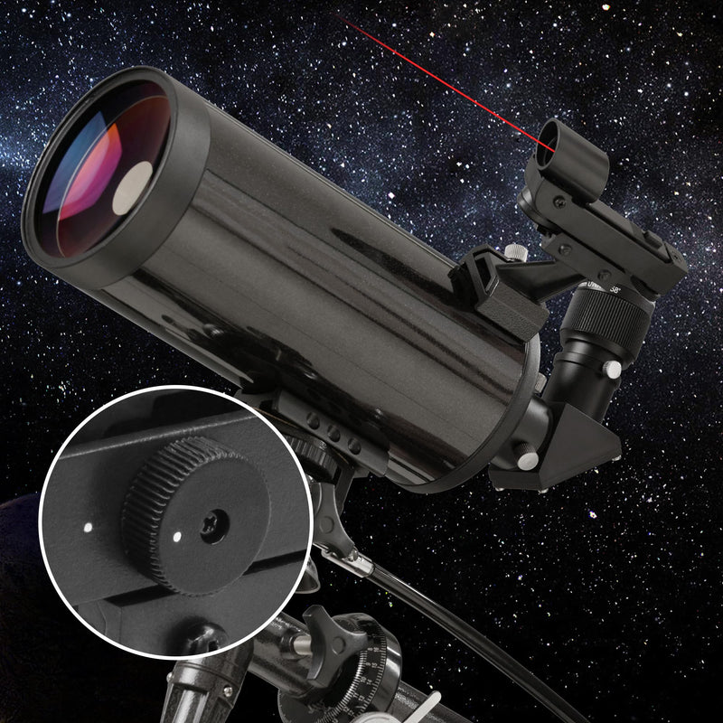 Red Dot Finderscope - Star Pointer Viewfinder Astronomical Telescope Accessories with Slide-in Bracket