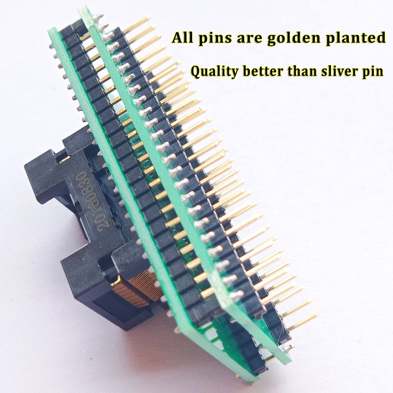 XGOIENZI TSOP48 to DIP48 Socket Universal Adapter for IC Chip Nand Nor Flash Eeprom Mcu USB Programmer