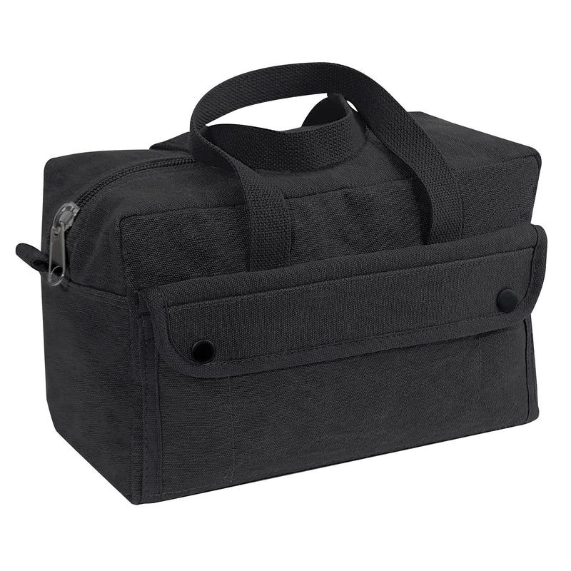 Rothco GI Style Mechanics Tool Bag, Heavy-Duty Canvas Tool Storage | 7.5 Liter Capacity, Heavyweight Canvas, Reinforced Bottom, Garage Storage Charcoal Grey
