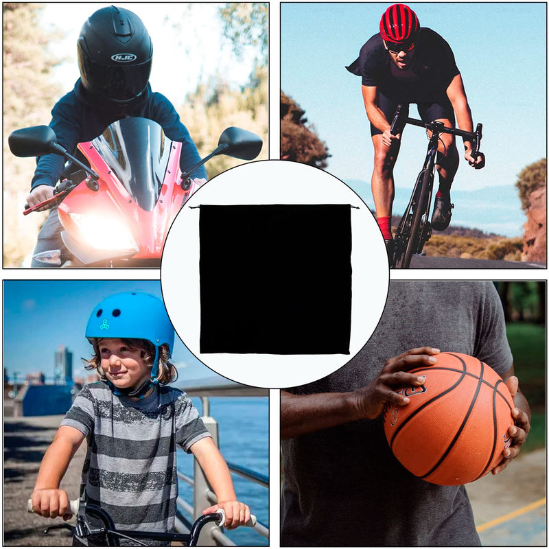 Motorcycle Helmet Bag Helmet Bag Welding Mask Hood Storage Large Storage Bag Velvet Cloth Packing Bag Black Velvet Pouch Bags with Drawstring for Riding Bicycle Sports Universal Tool Motorcycle