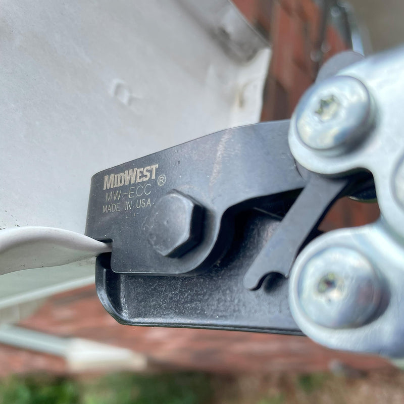 MIDWEST Gutter End Cap Crimper - End-Cap to Gutter Tempered Steel Crimper, Made in the USA - MW-ECC