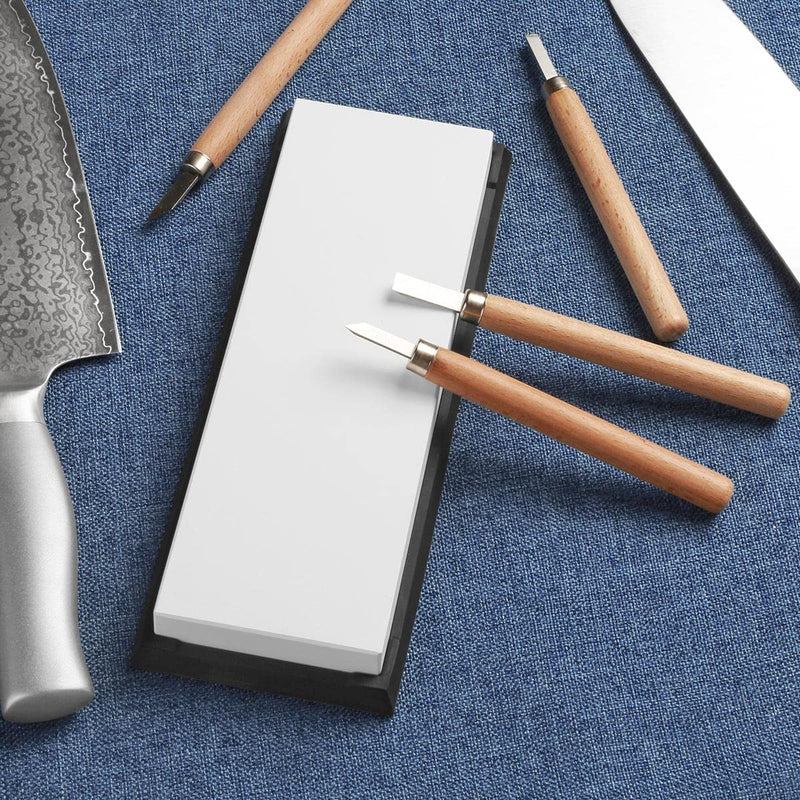 Premium Glass Sharpening Stone, Professional Whetstone, Glass Stone 15,000 Grit, SET-E