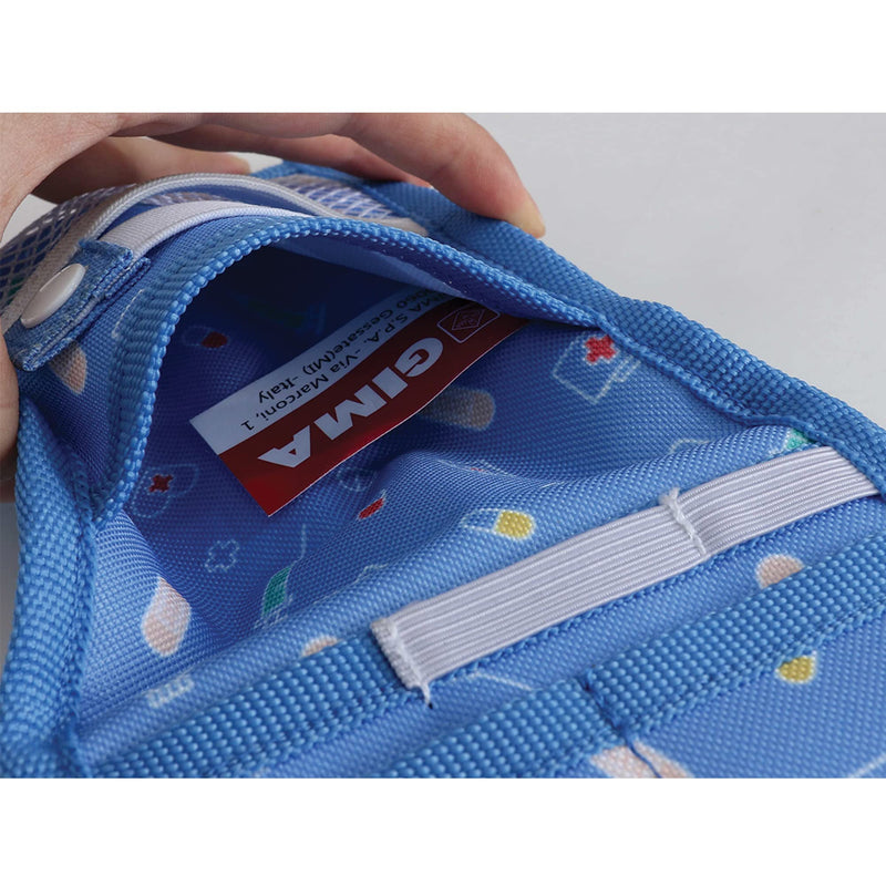 GIMA Pocket Organizer for Doctors and Nurses in Bag or Desk for Easy and Quick Access to Tools, Blue, 27142, Blue, Modern