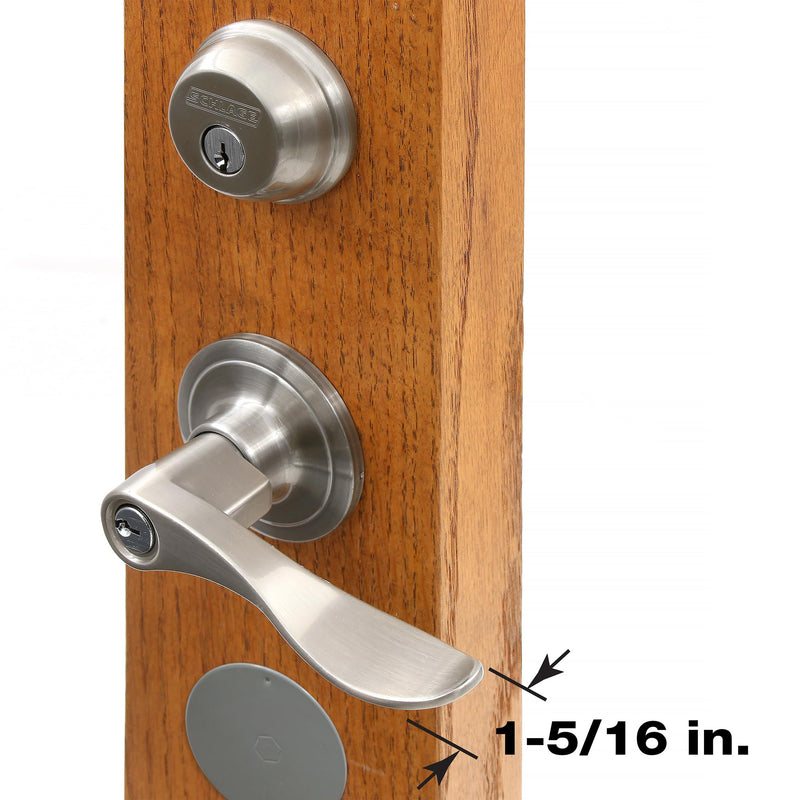 Prime-Line S 4181 Handle Lock-Out Device, Single Pack | Handle Lock with Key, Blocks Access to Keyhole, Removeable and Easy to Use, Fits Round Doorknobs Max 2-7/8 Inch