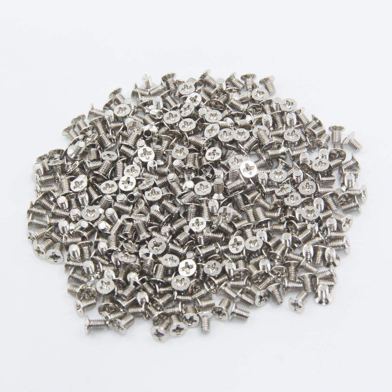 Computer PC Case 2.5-inch HDD M3x5mm Flat Phillips Head Hard Drive Screw 100pcs