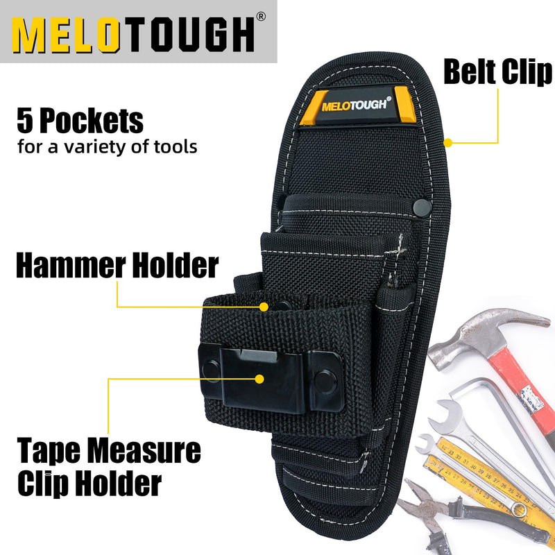 Small Tool Pouch with Belt Clip,Small Tool Holder Pouch, Min Work Organizer Tool Holster and Knife Holder 2 PACK
