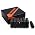 49351BKC-09-24PCS Black Chrome M14x1.50 Duplex Spline Lug Nut with Key, 24 Pack