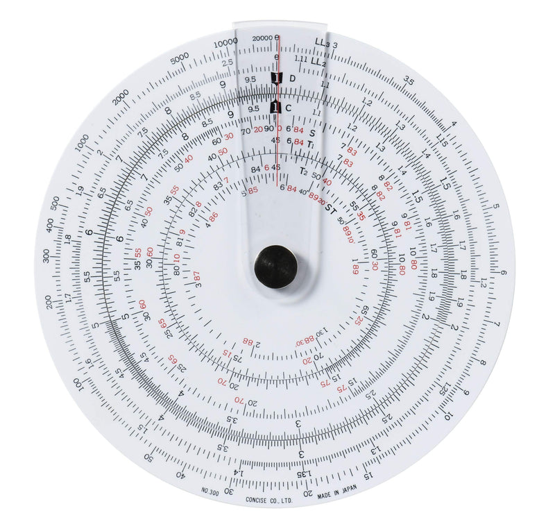 Concise 100829 Ruler Circular Calculator 300
