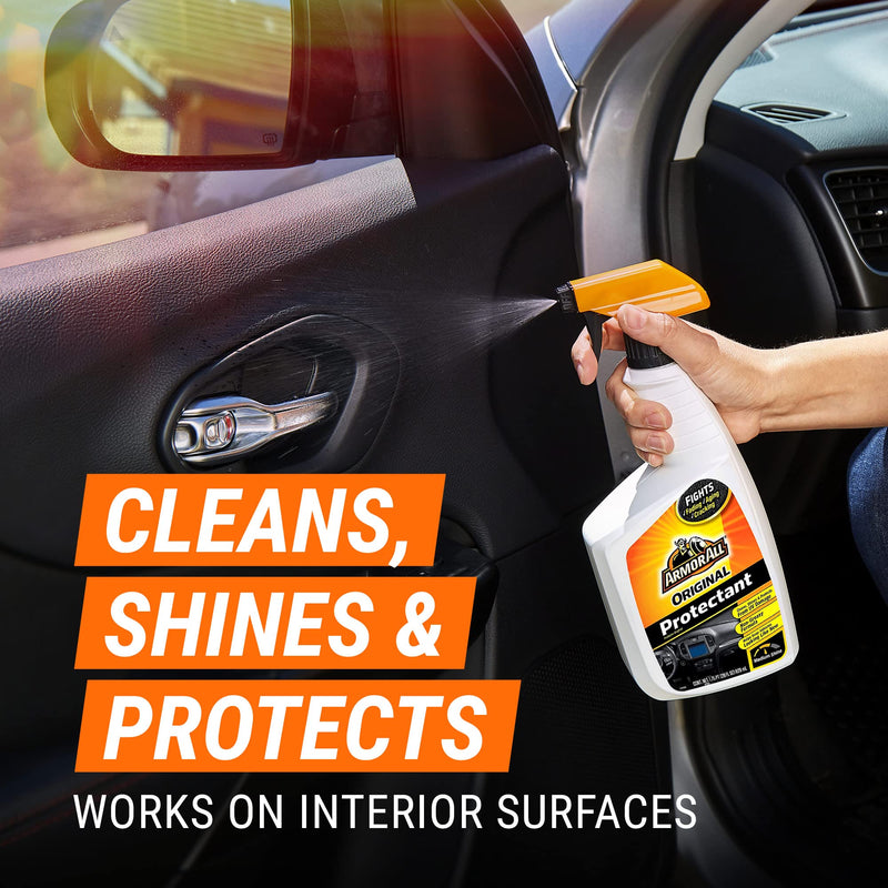 Armor All Original Protectant Spray, Car Interior Cleaner with UV Protection to Fight Cracking & Fading, 8 Oz (1 Pack)