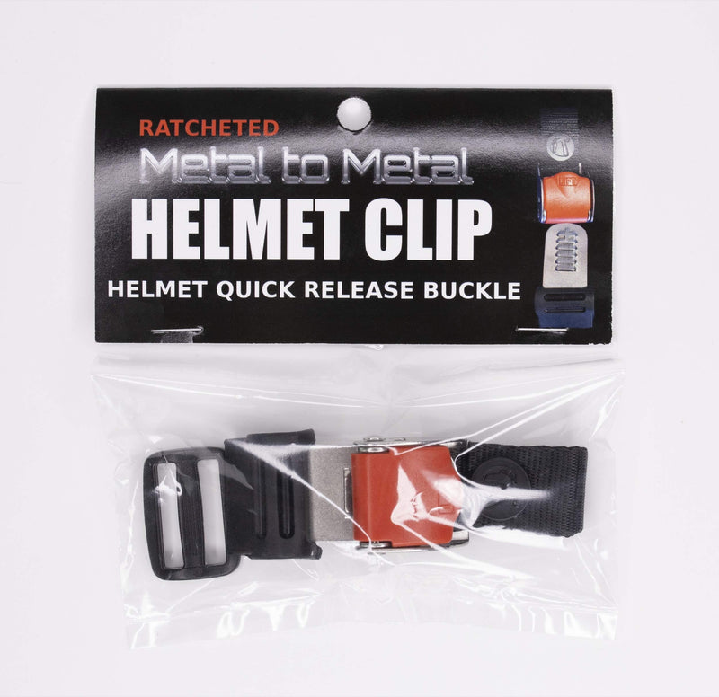 Helmet Quick Release Buckle Kit Ratcheted Stainless Steel Helmet Chin Strap Adapter - Install Without Removing Strap Snap