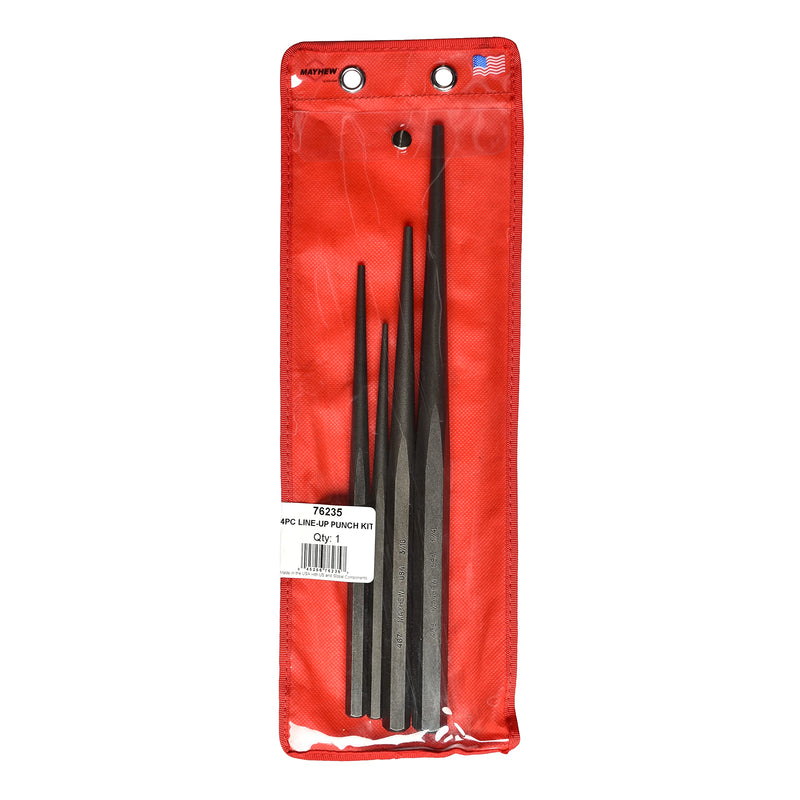 Mayhew 76235 4-Piece Line-Up Punch Kit