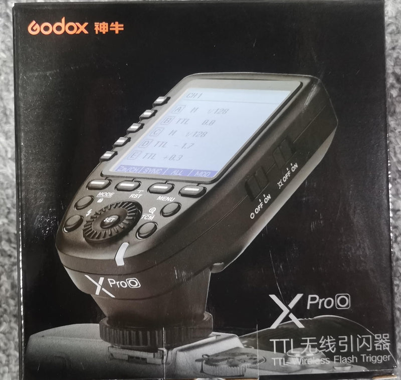 Godox XProII XProII-O XProIIO Flash Trigger for Olympus Panasonic, TTL Wireless Transmitter 2.4G HSS 1/8000S Bluetooth Connection, Large Screen Trigger for Olympus, Panasonic Cameras (Xpro-O Upgraded)