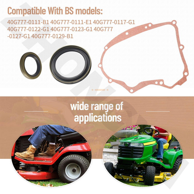 594195 Crankcase Gasket kit 795387 Oil Seal Accessories Compatible with BS Small Gasoline Engines 690945 697227 591911 273488 591911 791892 690947 499145