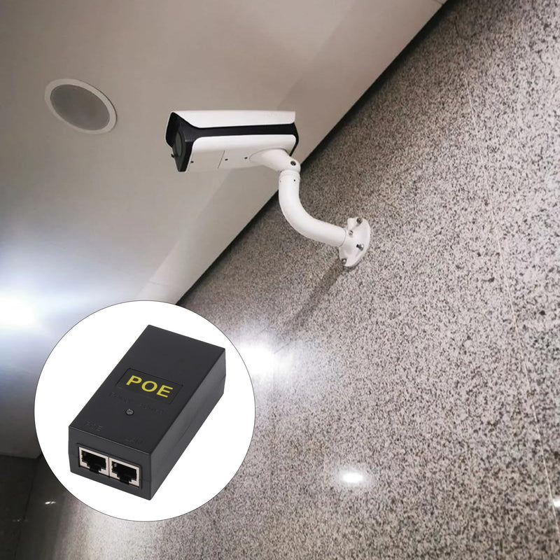 BQLZR UBI-POE-24-5 DC 24V 0.5A PoE Power Over Ethernet Adapter Injector Power Supply Fits for IP Camera Wireless Network Access Point