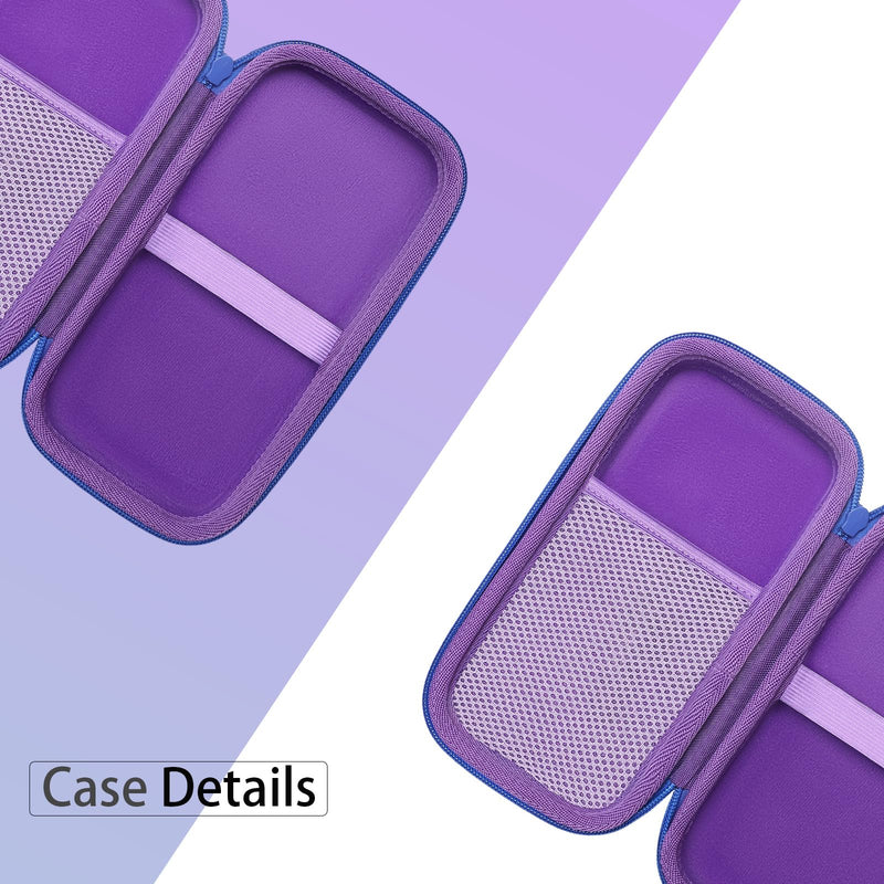 XANAD Purple Hard Case for Texas Instruments TI-84 Plus CE/TI-84 Plus/TI-Nspire CX II CAS/TI-Nspire CX II/TI-83 Plus/TI-89 Titanium/TI-85 / TI-93 Color Graphing Calculator