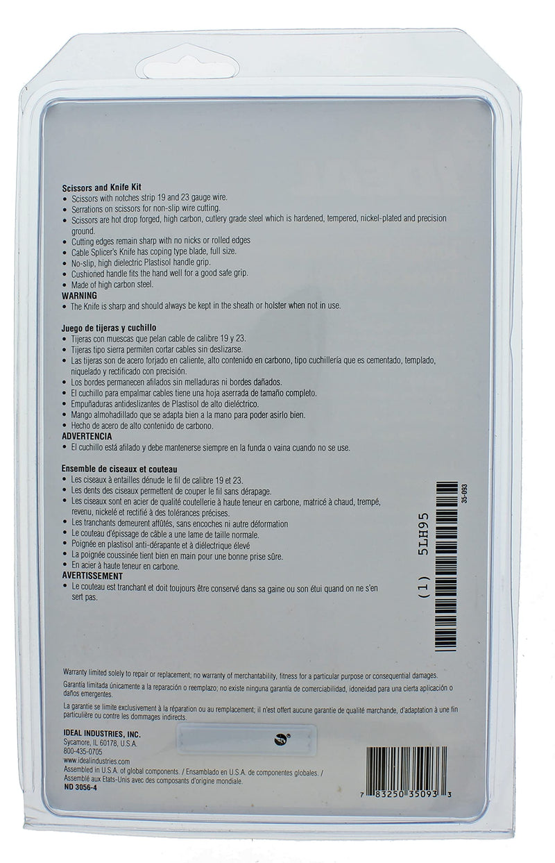 IDEAL Electrical 35-093 Communications Tool Kit, No. of Pcs. 2