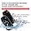 49034BKC-07-20AM Black Chrome M12x1.50 Spline Lug Nut with Key, 20 Pack