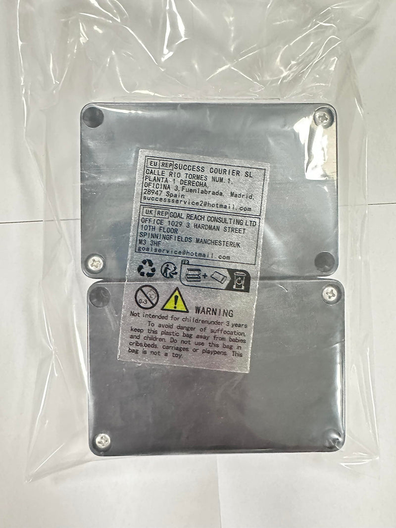 Pack of 2 waterproof junction boxes, project box electronic, plastic project junction box housing electrical box - 100 x 68 x 50 mm/black A100 x 68 x 50 mm black