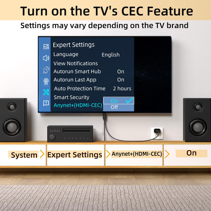 HDMI ARC/eARC to Optical Audio Converter, 192KHz ARC to Optical Adaptor Supports PCM2.0, Dolby 5.1, DTS 5.1 -ARC Audio Extractor Cable 6 FT for TV to Soundbar,Amplifier,Speaker ARC to Optical Cable