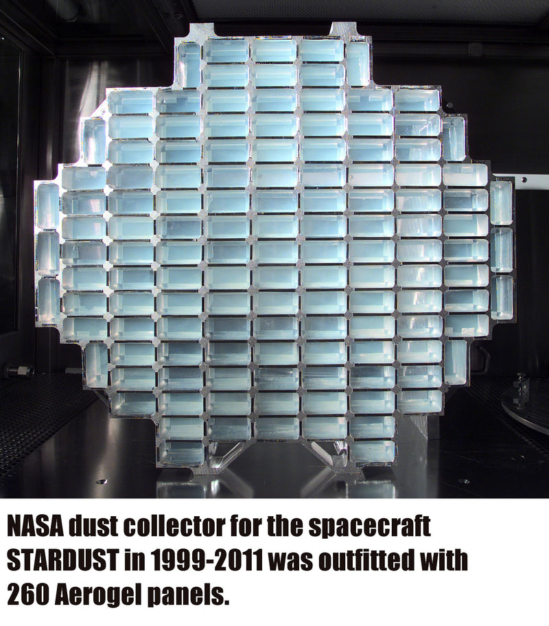 Aerogel Blocks | High Purity High Transparency Extremely Low Density Silica Aerogel Frozen Smoke NASA Insulation Material 80